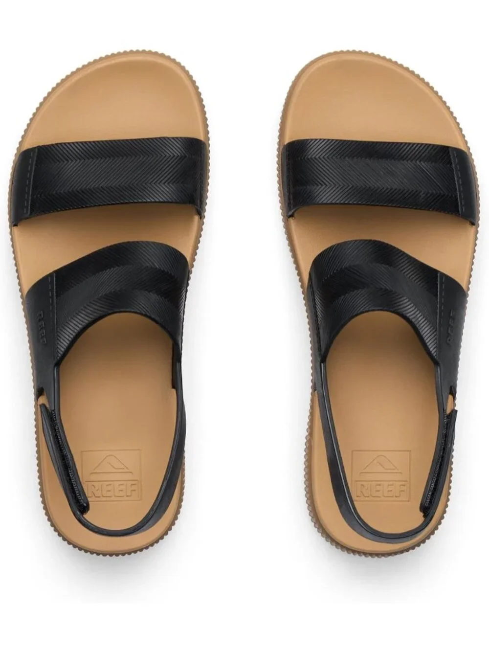 Women's Black Tan Water Vista Higher Open Toe Platform Wedge Casual Sandal Shoes